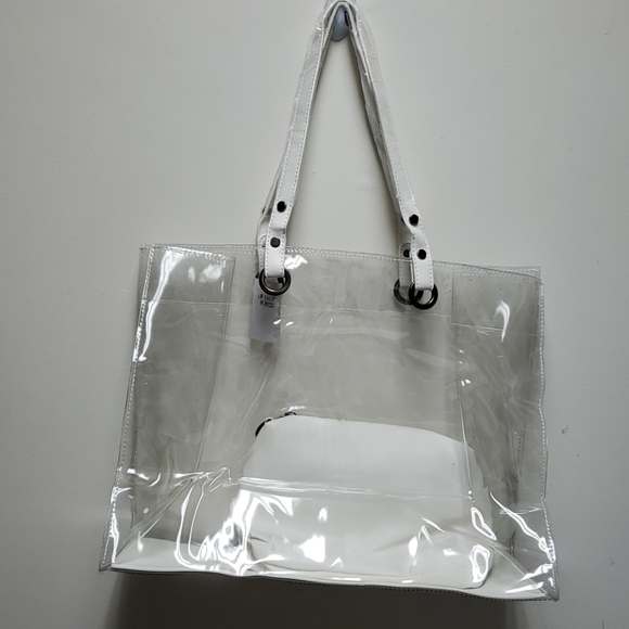 NEW Beach Bag Waterproof Clear Handbag - Picture 4 of 6